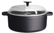 Ronneby Bruk Gryta rund 6 liter, glaslock