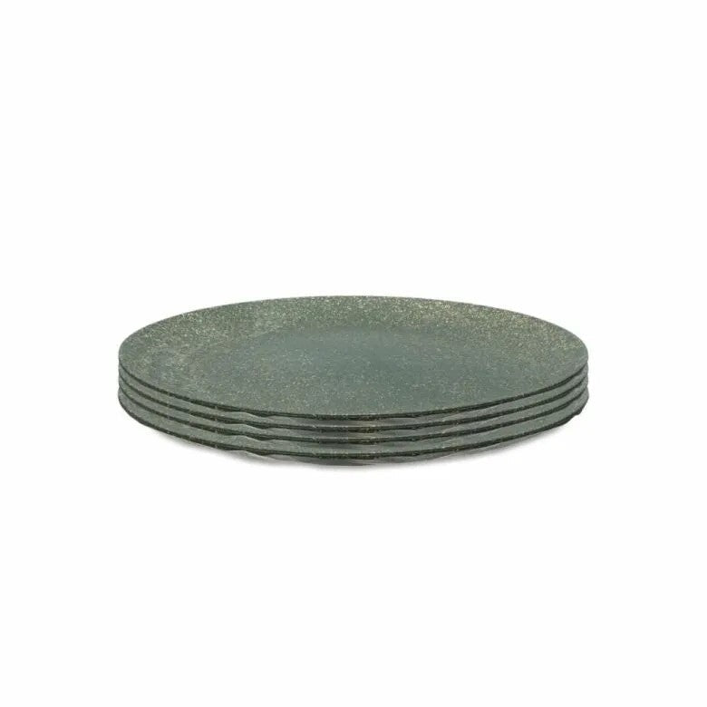 Koziol Club Tallrik 26 cm Mörkgrå 4-pack