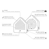 Relaxound Zirpybox Speldosa 2-pack Gräshoppa Trä
