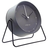 NeXtime Berlin Bordsklocka 14 cm Grå