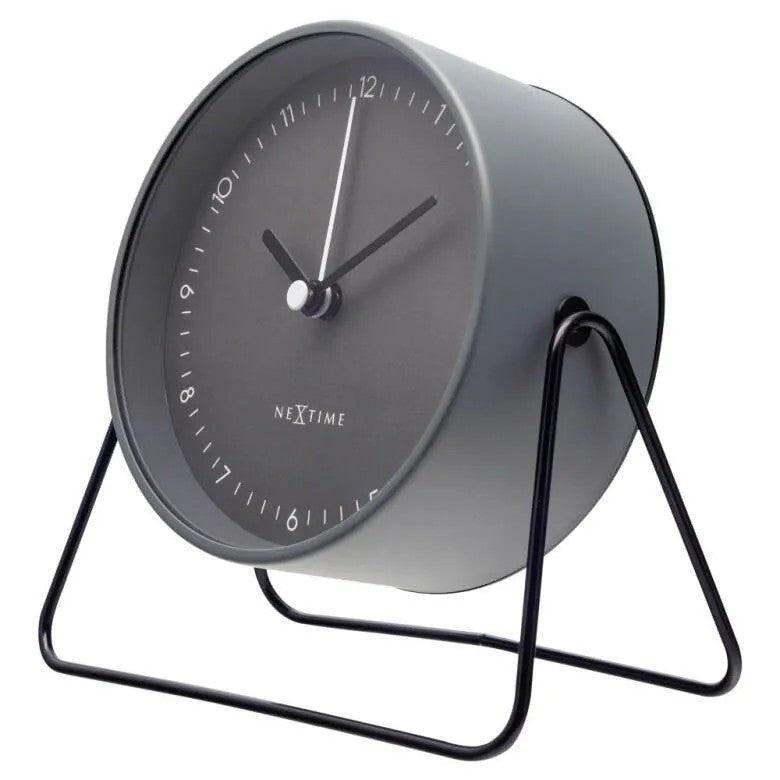 NeXtime Berlin Bordsklocka 14 cm Grå