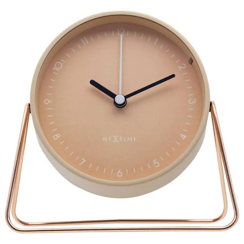 NeXtime Berlin Bordsklocka 14 cm Rosa