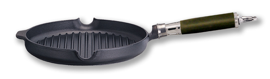 Ronneby Bruk Grillpanna rund, hällpipar, Comfort Line
