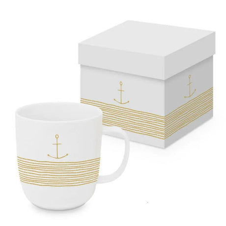 Paperproducts Design Pure Anchor Mugg Matt Vit/Guld 35 cl