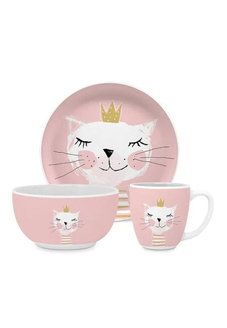 Paperproducts Design Happy Cat Barnservis 3 Delar