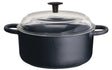Ronneby Bruk Rund gryta 4 ltr, glaslock
