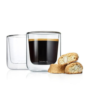 BLOMUS Nero Kaffeglas 200 ml 2 pack