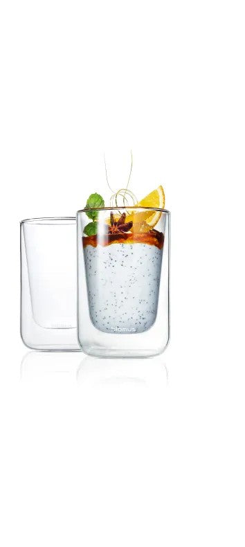 BLOMUS Nero Cappucinoglas 250 ml 2 pack