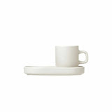 BLOMUS Pilar Espressomuggar med fat 50ml Moonbeam 2-pack