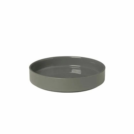 BLOMUS Pilar Djup Tallrik Glaserad Keramik Ø20 cm Pewter