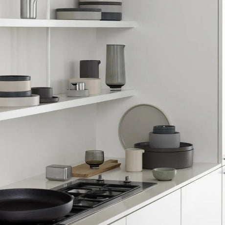 BLOMUS Pilar Tallrik Ø10 cm Glaserad Keramik Pewter