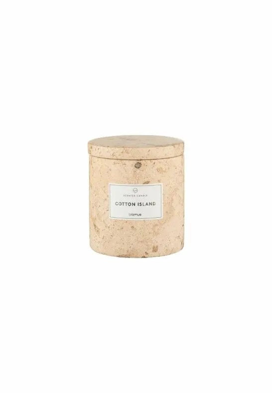 BLOMUS Frabli Doftljus S 8 cm Cotton Island Travertin