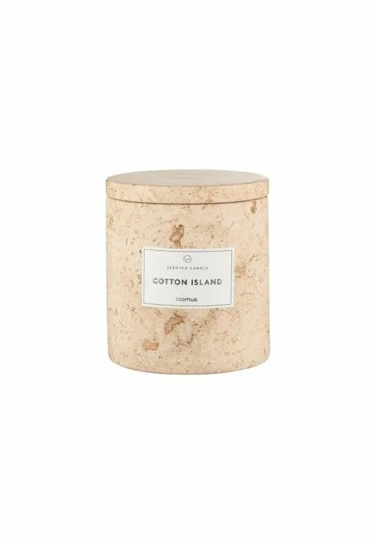 BLOMUS Frabli Doftljus L 10 cm Cotton Island Travertin