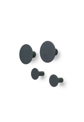 BLOMUS PONTO Väggkrokar Set/4, Gunmetal