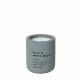 BLOMUS Fraga Doftljus Rose White Musk Ø6 cm Flint Stone