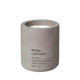 BLOMUS Fraga Doftljus Royal Leather Ø9 cm Satellite