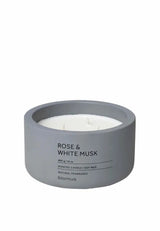 BLOMUS Fraga Doftljus Rose White Musk Ø13 cm Flint Stone