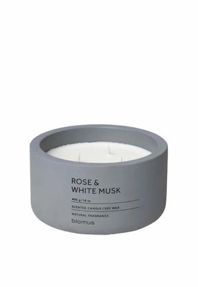 BLOMUS Fraga Doftljus Rose White Musk Ø13 cm Flint Stone