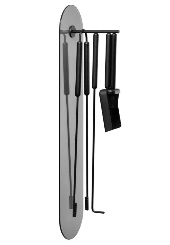 BLOMUS Ashi Kaminverktyg Vägg 86 cm Svart 5 Delar