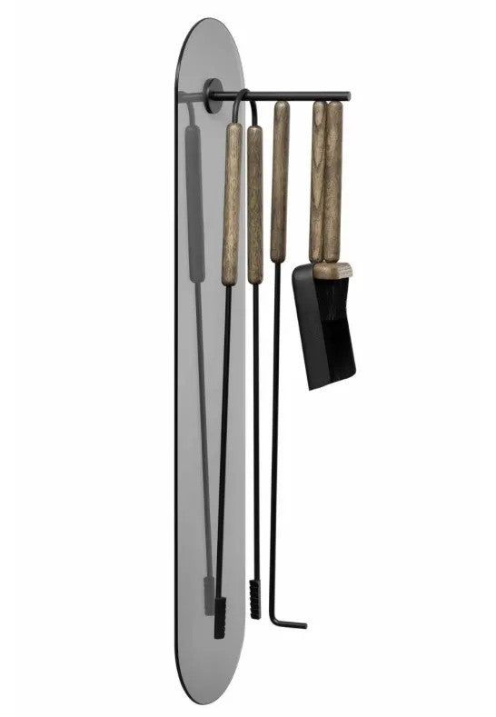 BLOMUS Ashi Kaminverktyg Vägg 86 cm Brun 5 Delar