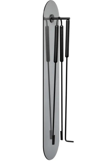 BLOMUS Ashi Kaminverktyg Vägg 86 cm Svart 3 Delar