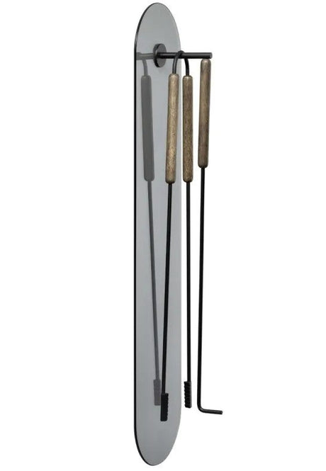 BLOMUS Ashi Kaminverktyg Vägg 86 cm Brun 3 Delar
