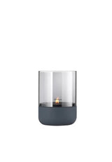 BLOMUS Calma Ljuslykta Small 14 cm Steel Gray Smoke