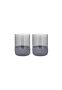 BLOMUS Calma Ljuslykta 9,5 cm Steel Gray/Smoke 2-pack