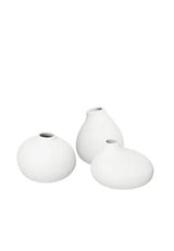 BLOMUS Nona Set med 3 Vaser Vit