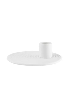 BLOMUS Nona Ljusstake Ø12 cm Vit