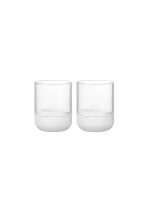 BLOMUS Calma Ljuslykta 9,5 cm Lily White 2-pack