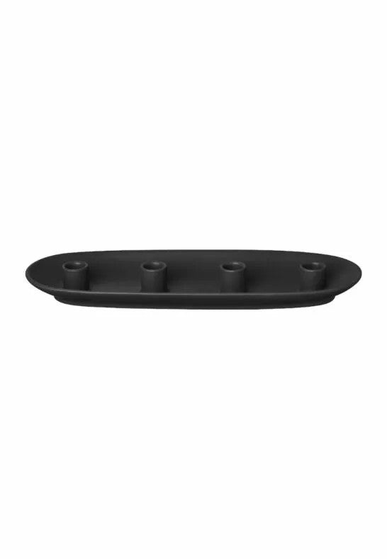 BLOMUS Vela Ljusstake Oval 40 cm Svart