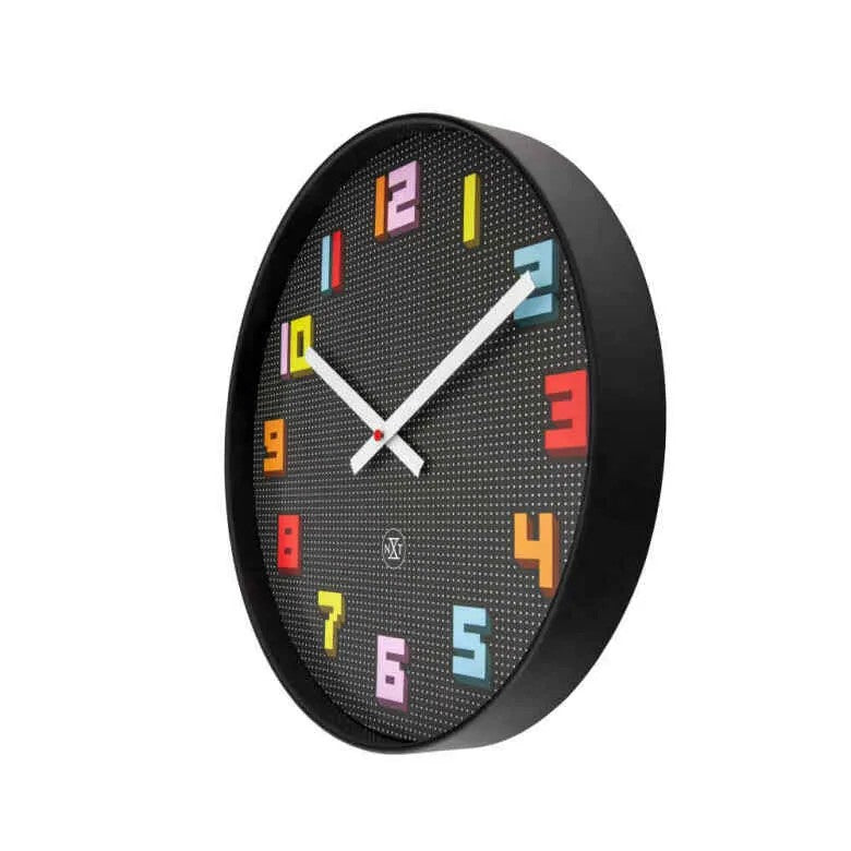 NeXtime nXt Game Väggklocka 35 cm Svart/Multi