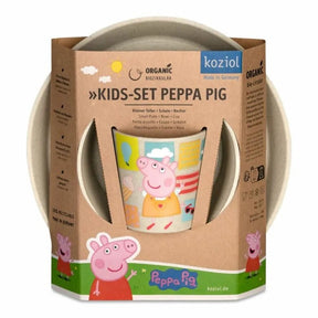 Koziol Connect Barnservis 3 delar Tallrik/Skål/Mugg Greta Gris