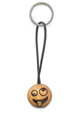 Spring Copenhagen Emoji Nyckelring Silly Ø3 cm Ek