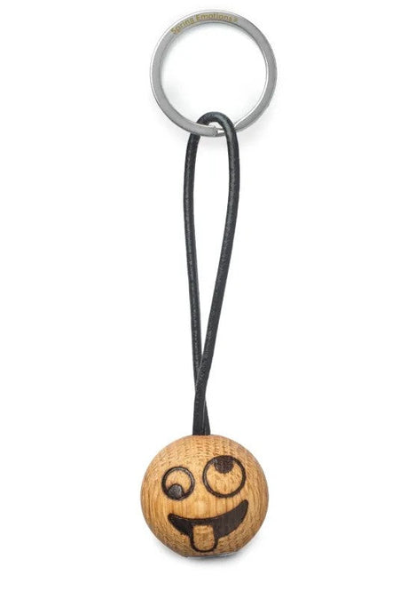Spring Copenhagen Emoji Nyckelring Silly Ø3 cm Ek