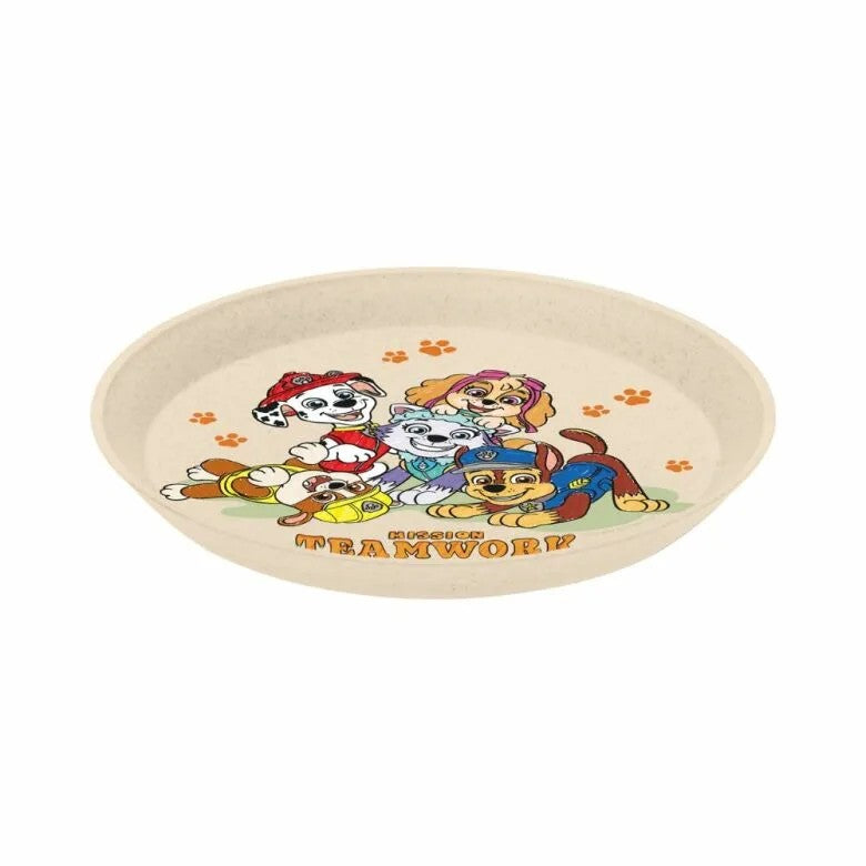 Koziol Connect Paw Patrol Barnservis 3 delar Tallrik/Skål/Mugg Beige