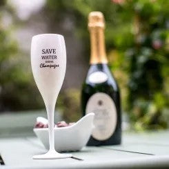 Koziol Cheers No.1 Champagneglas 10 cl Save Water Drink Champagne 6-pack