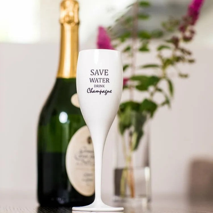Koziol Cheers No.1 Champagneglas 10 cl Save Water Drink Champagne 6-pack