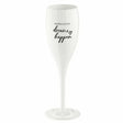 Koziol Cheers No.1 Champagneglas 10 cl Make Dreams Happen 6-pack