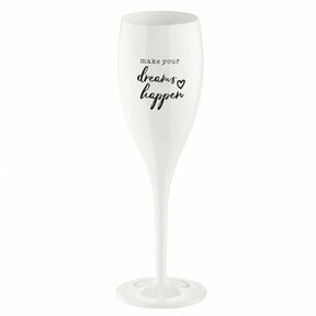 Koziol Cheers No.1 Champagneglas 10 cl Make Dreams Happen 6-pack