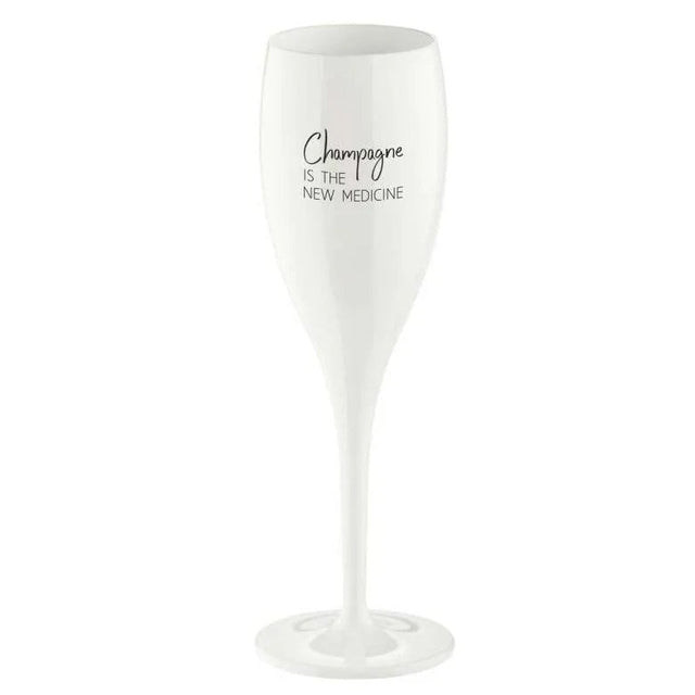 Koziol Cheers No.1 Champagneglas 10 cl Champagne The New Medicine 6-pack