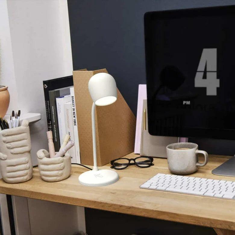 Kreafunk Ellie LED-lampa/Högtalare/Qi Vit
