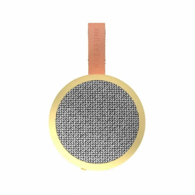 Kreafunk aGO II FABRIC Högtalare Soft Yellow