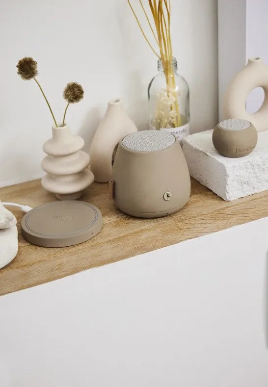 Kreafunk aJAZZ Stone Högtalare Bluetooth 5.3 Ivory Sand