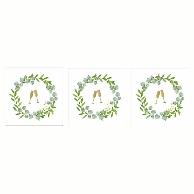 Paperproducts Design Champagne Servett 33x33 cm 3 st 20-pack
