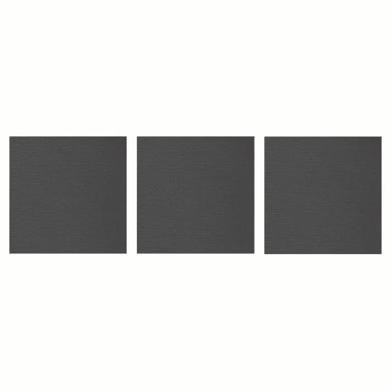 Paperproducts Design Canvas Emb. Servett 33x33 cm Anthracite 3 st 15-pack