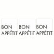 Paperproducts Design Bon Appetit Servett 33x33 cm Vit/Svart 3 st 20-pack