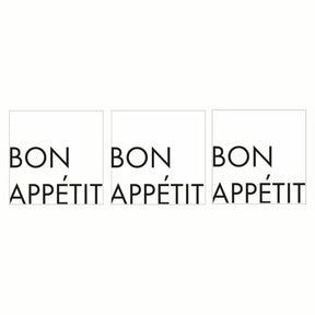 Paperproducts Design Bon Appetit Servett 33x33 cm Vit/Svart 3 st 20-pack