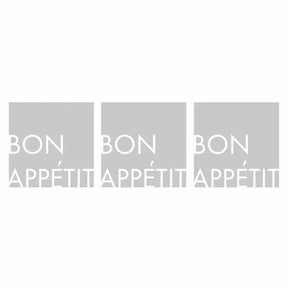 Paperproducts Design Bon Appetit Servett 33x33 cm Grå/Vit 3 st 20-pack